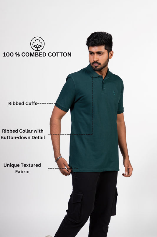 Classic Polos t-shirt - Dark Green | Urban Finesse