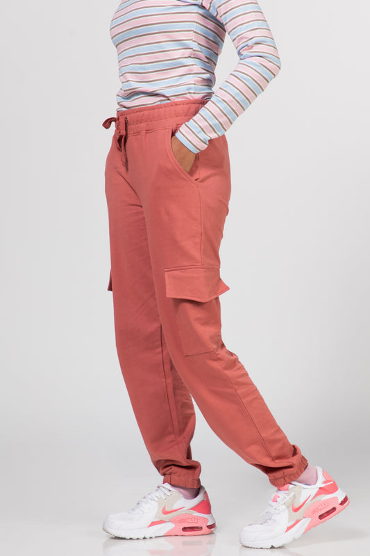 Stylish and Comfortable Light Coral  Cargo Pants