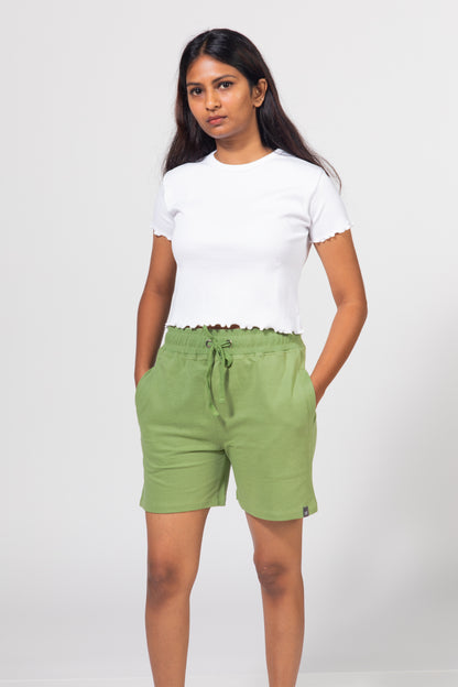 Mint Green Sweatshorts at Urban Finesse