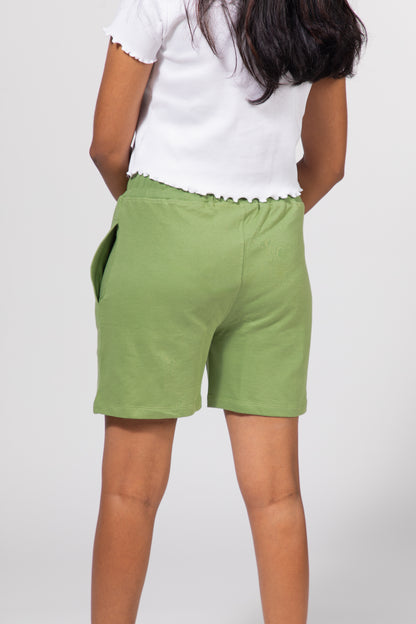 Mint Green Sweatshorts at Urban Finesse