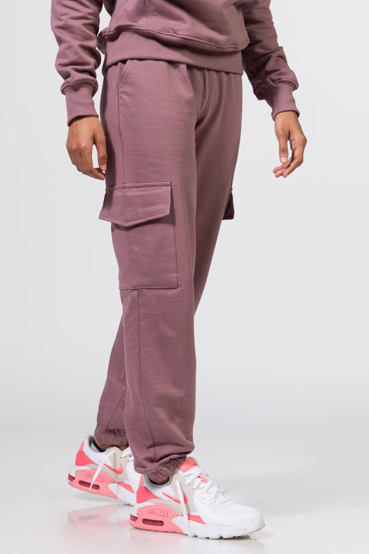 Stylish and Comfortable Purple  Cargo Pants