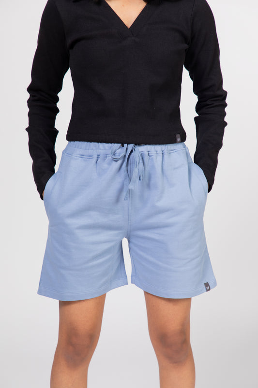 SWEATSHORTS: BABY BLUE - Urbanfinesse