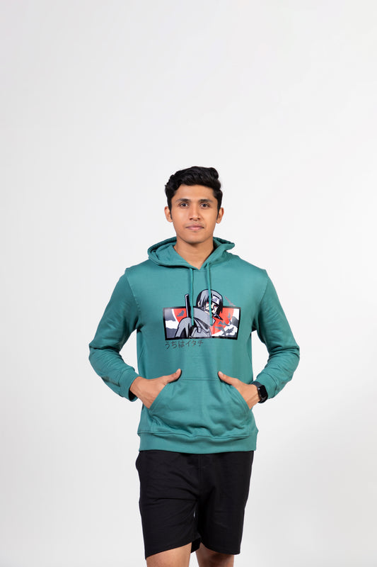 Urban Finesse | Itachi Hoodie Green t-shirt