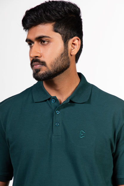 Classic Polos t-shirt - Dark Green | Urban Finesse